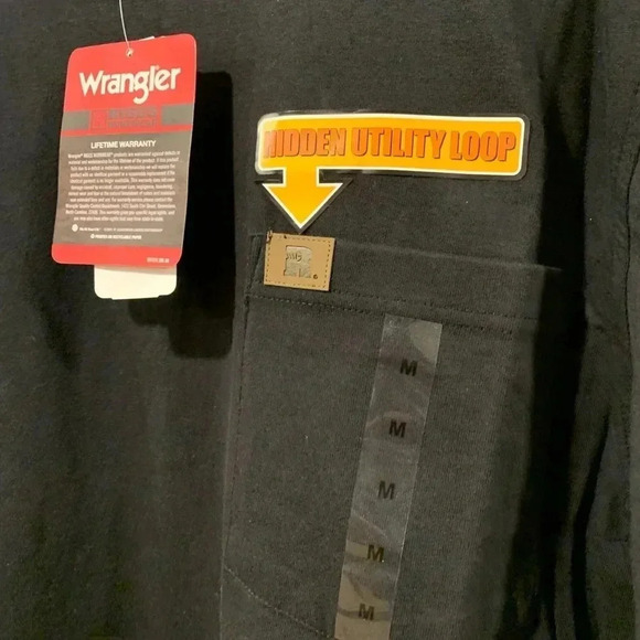 Wrangler Riggs  Workwear T-Shirt - Black - Picture 4 of 6